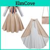 Vestido Cosplay M3gan Conjunto NiñasLadyLike Atuendo Disfraz Fiesta Bolso Capa Abanicos Diario