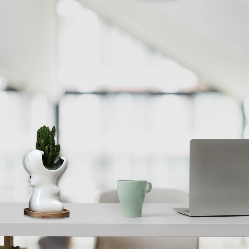 Sukulenty doniczka żywica silikonowa forma nadaje się do majsterkowania ogród betonowa doniczka obsadka do pióra rzemiosło wystrój domu