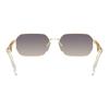 Prada Logo Temples Irregular Sunglasses Unisex Couple Style Gold