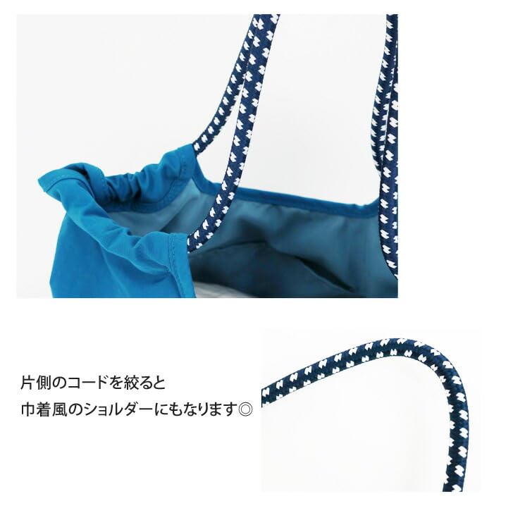 [JOKnet] SOBIA Animal Embroidered Cord Tote Bag for Women, Large, Lightweight, A4 Size, Toy Poodle Design, Size F