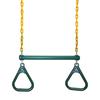 Kids' Indoor/Outdoor Pull-Up Bar with Rope Ladder & Rings for Sensory Training