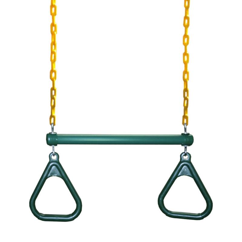 Kids' Indoor/Outdoor Pull-Up Bar with Rope Ladder & Rings for Sensory Training