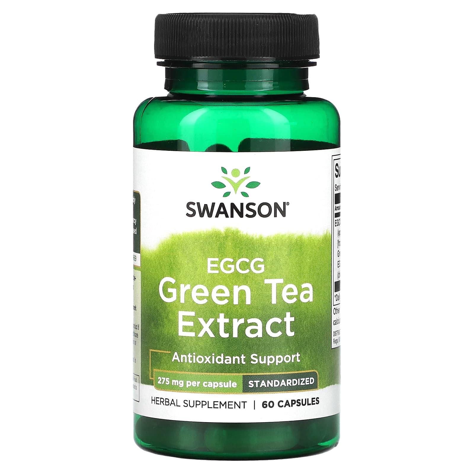 

Ecgc Green Tea Extract, 275Mg, 60 Capsules