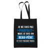 Tote Bag - PLANETEE - « a Perfect Father-in-Law » - Cotton - Printed In France - Large Capacity