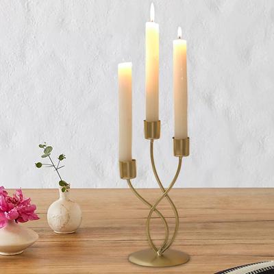 3 Arm Candle Holder Candlestick Candelabrum Holder,Candle Stand Candelabra for Dining