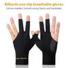 Billardhandschuh Linke Hand Drei-Finger-Handschuhe Anti-Rutsch Elastizität Snooker Billard Trainingshandschuhe Zubehör für Männer & Frauen