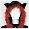 Reincarnata come Spada Fran Cosplay Ragazza Gatto Nero Mantello Completo Costume Femminile Anime