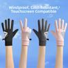 Waterproof Winter Cycling Gloves Anti-Slip Riding Protective Mittens Cold-proof Gloves  Running