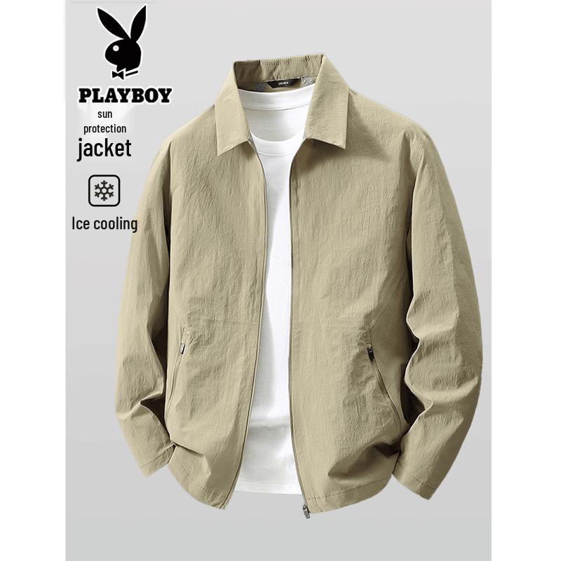 Men s Playboy Lightweight Ice Silk Sun Protection Jacket 180