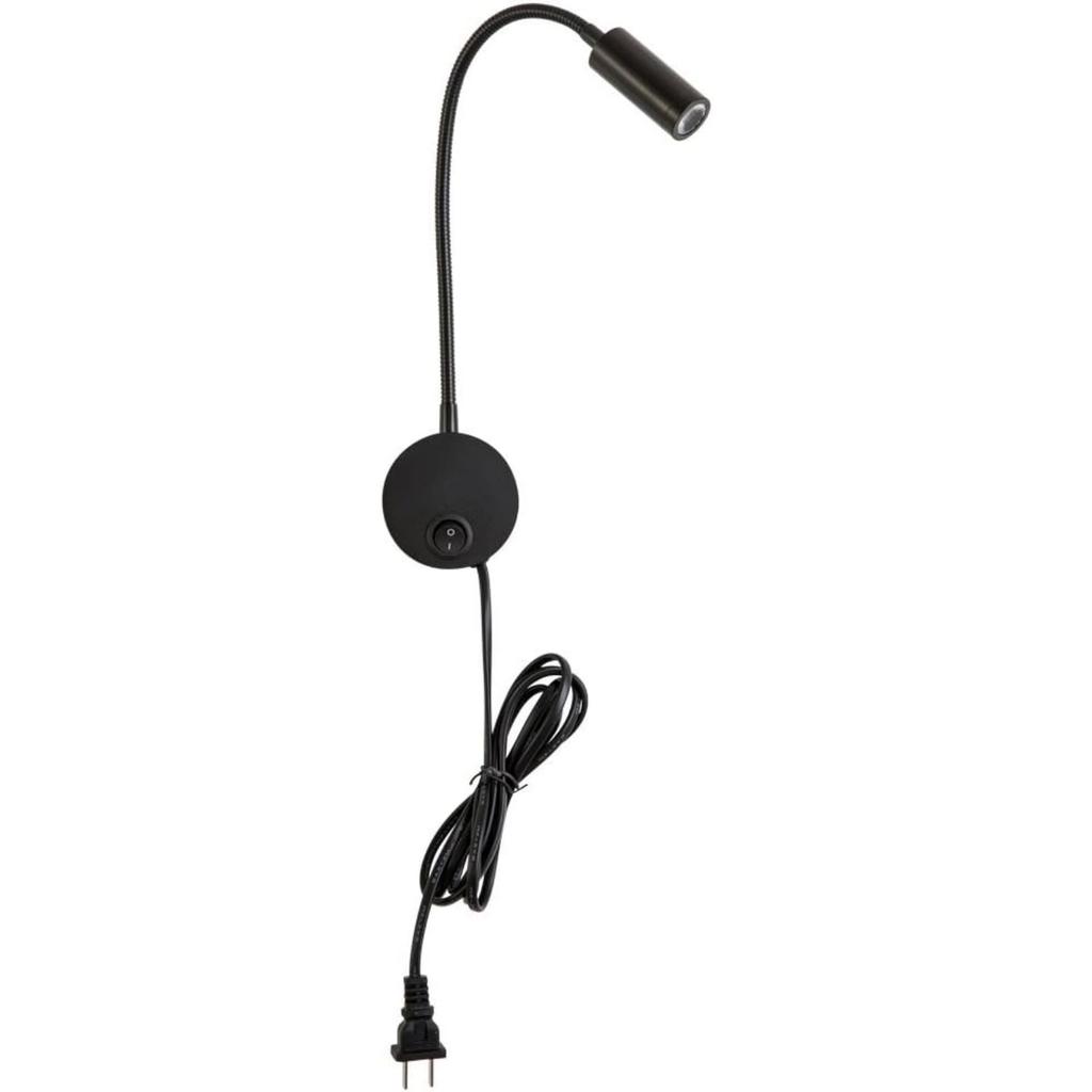 Leselampe Wandleuchte LED 3W Warmweiß 3000K Stecker zum Lesen von Büchern