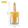 High-Temperature Resistant Glass Oil Bottle with Silicone Brush: Kitchen and Barbecue Tool