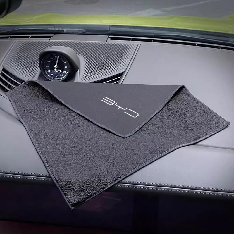 For BYD Tang Han EV Yuan Song PRO DMI Qin Car Interior Cleaning Soft Brush Tool Dust Remover Wash Towel Car Cleaning Rag Cloth