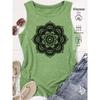 2026 Trendy Mandala Pattern Print Women Sleeveless Tank Top High Quality Casual Spring Summer Vest
