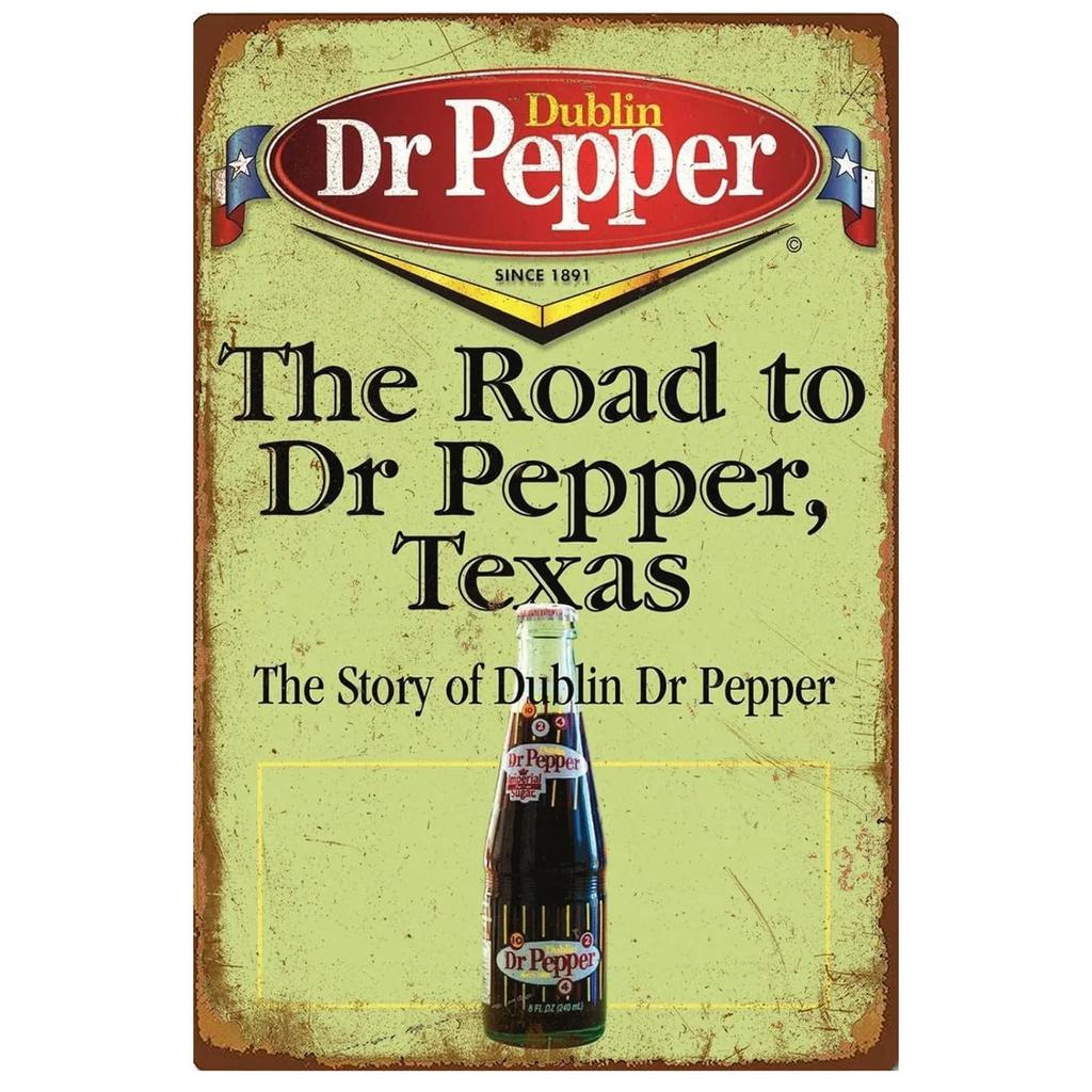 Dr. Pepper Cola Metal Signs Wall Art Posters Plaque Vintage Iron Painting Decoration for Man Cave Home Cafe Garage Club Bars