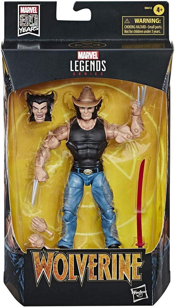 Hasbro Marvel X-Men Wolverine Logan 6-inch Action Figure Marvel Legends Series 80th Anniversary E8612