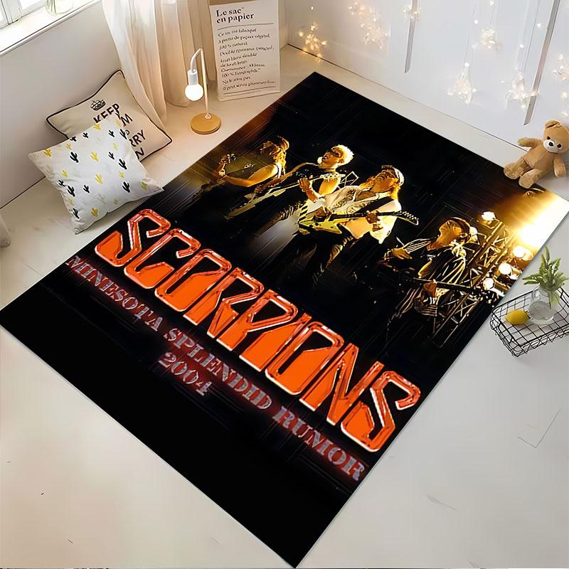 Scorpions Concert 2004 Carpet suitable as a non-slip mat for the living room or bedroom sofa