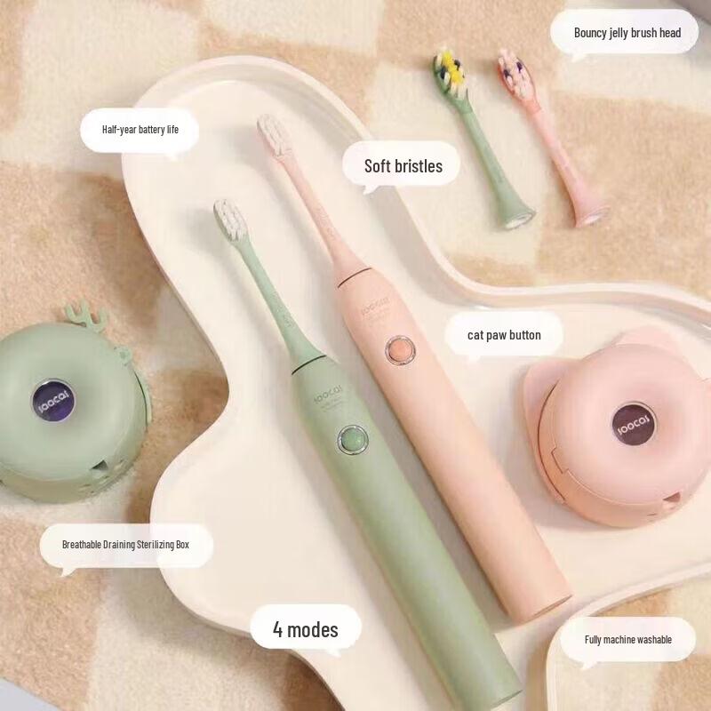 SOOCAS D3S Cat Paw Design Sonic Electric Toothbrush CN Plug (adapter Included)