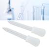 2pcs Liquid Dropper 5ml Capacity Safe Reliable Light Weight Compact Portable Pipettes for Scientific ExperimentsWhite