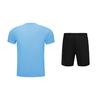 Li-Ning Minimalist Brand Logo Round Neck Comfortable Breathable Short Sleeve Quick Dry Shorts Casual Sports Set Unisex Sets AHST347-8+AAPU133-1