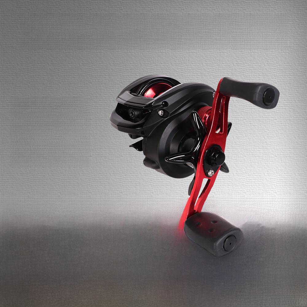Ultralight Black Micro-Lure Fishing Reel with Long-Distance Casting and Anti-Explosion Line. Features Magnetic Turbine Brake for Water Drop Fishing.