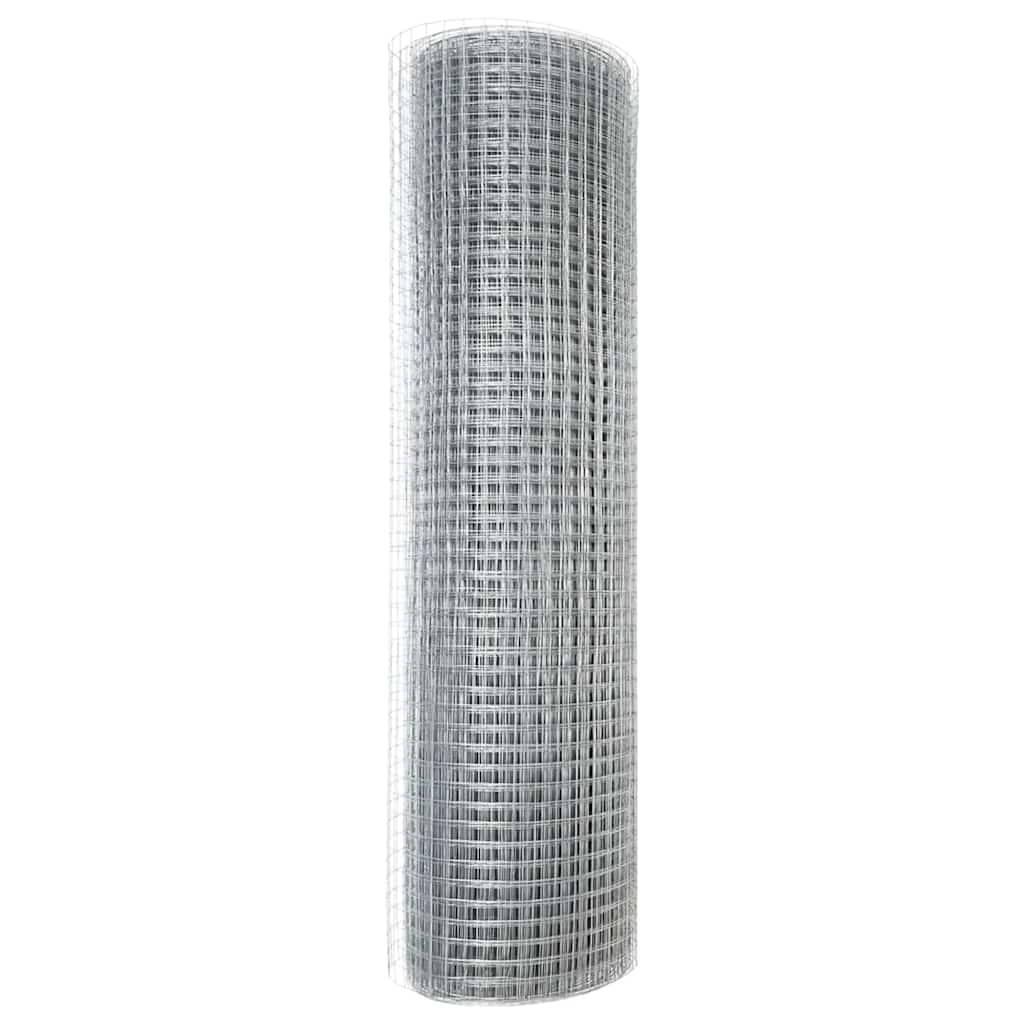 Welded Wire Fence Silver