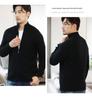 Men's Half-Zip Cashmere Wool Cardigan - Autumn/Winter Business Casual Sweater