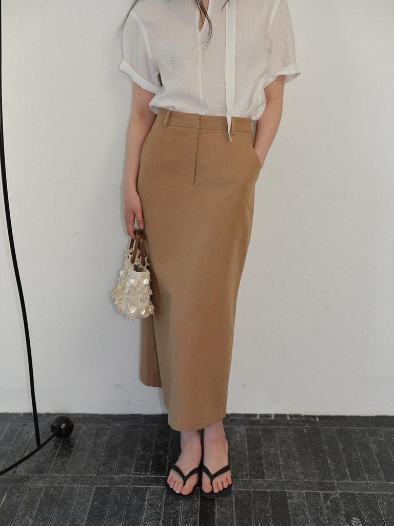 Hunch Essential Straight Long Skirt (3Colors)