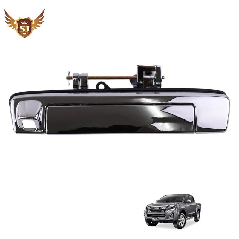 Poignée de hayon Hayon Trou pour caméra chromé Pour Isuzu D-Max Dmax Pick-up 2020 2021 2022 2023