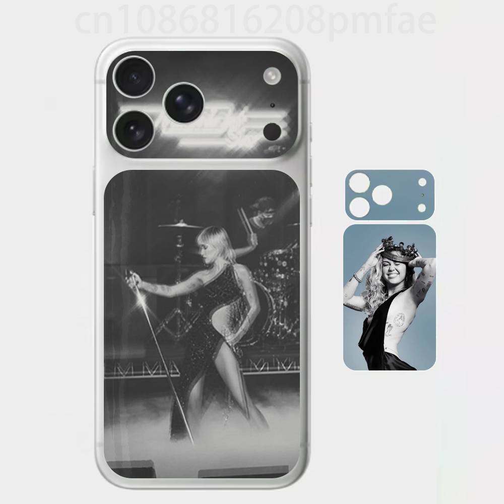 

M-Miley Cyrus Singer(2) 3D Full Body Skin Decal for iPhone 17/Pro/Pro Max Color Rear Protective Sticker iPhone17promax