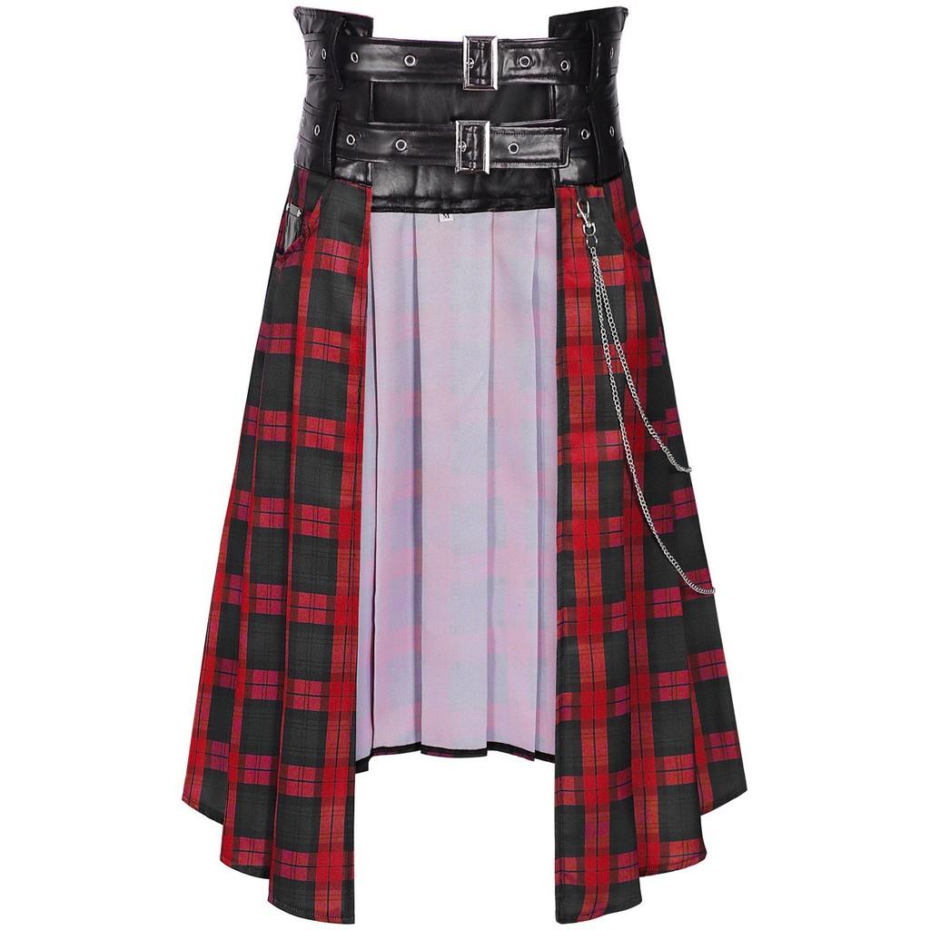 Halloween Gothic Renaissance Skirt With Drawstring For Cosplay And Costumes