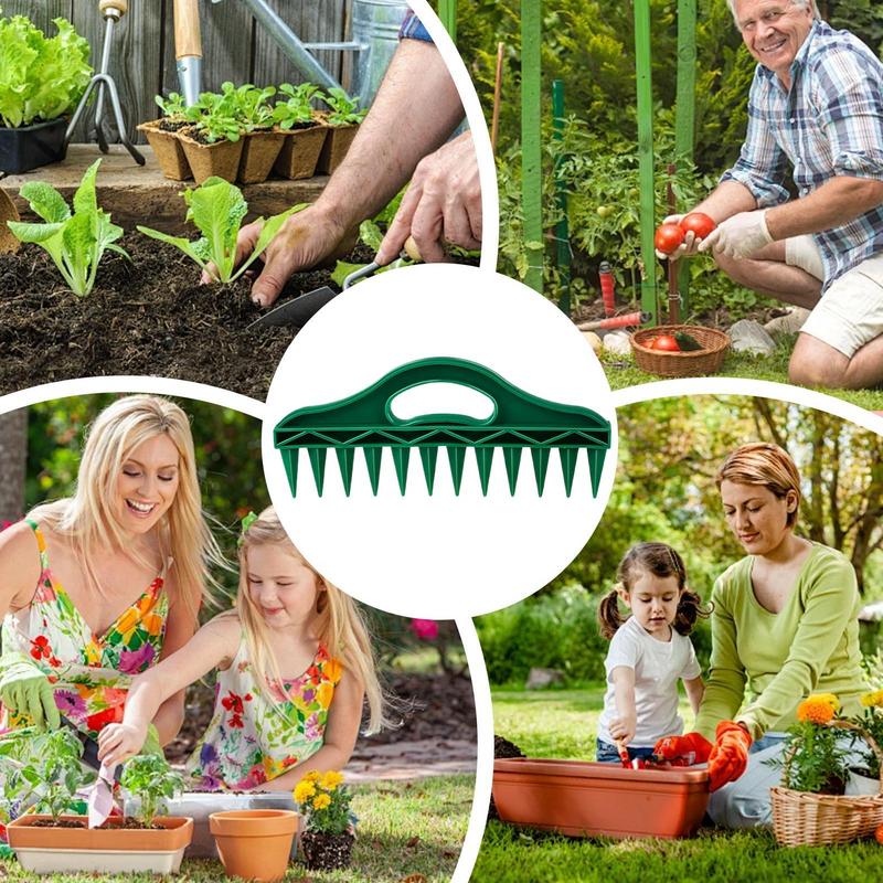 Seedling Sowing Tool Handheld Vegetable Sowing Seeder Hole Puncher Seeding Supplies Planting Hand Tool for Garden Farmlands