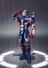 TAMASHII NATIONS Iron Approximately and Painted Action Figure S.H.Figuarts Patriot, 160mm, PVC, ABS, Die-cast