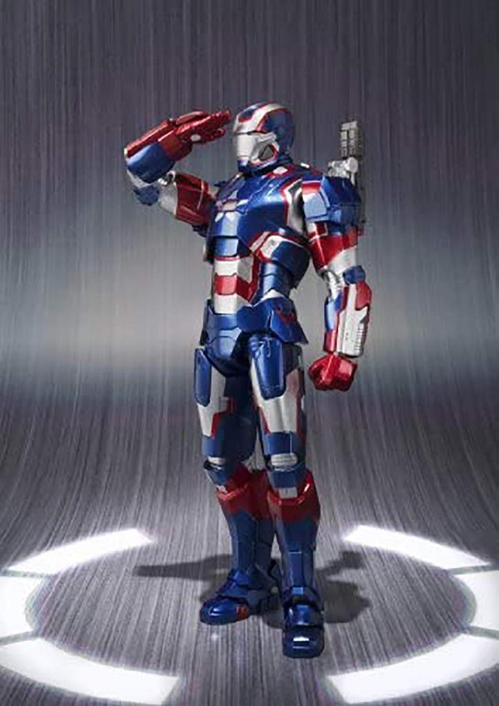 TAMASHII NATIONS Iron Approximately and Painted Action Figure S.H.Figuarts Patriot, 160mm, PVC, ABS, Die-cast