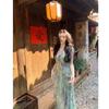 French Forest Floating Summer Temperament Vacation Suspender Dress Smudged Summer New Waist Skirt New Fashion