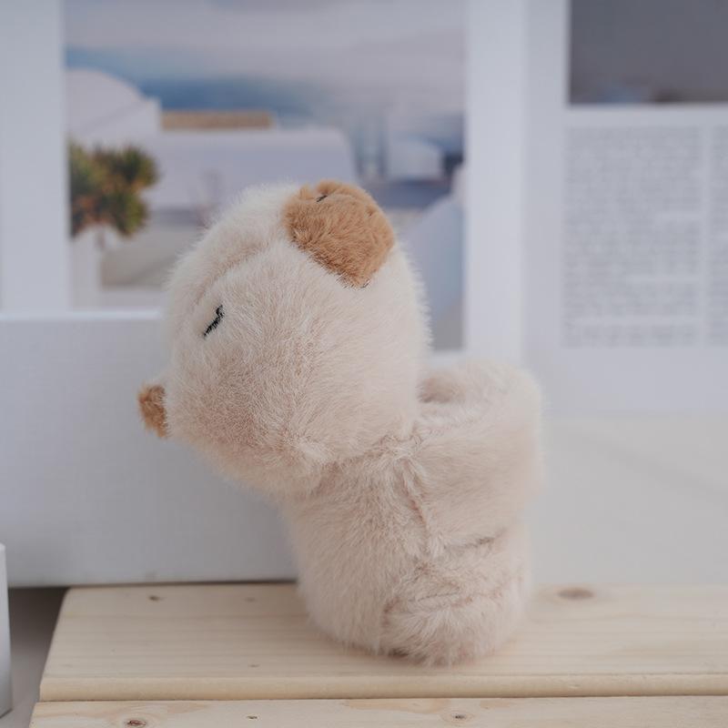 Adorable Capybara Plush Toy Keychain Cute Stuffed Animal Bag Charm Birthday Gift