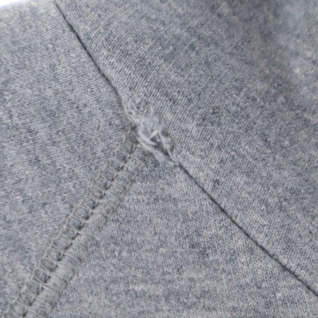 Adidas 80s Vintage Trefoil Logo Long Sleeve Sweatshirts M Gray Men's Used