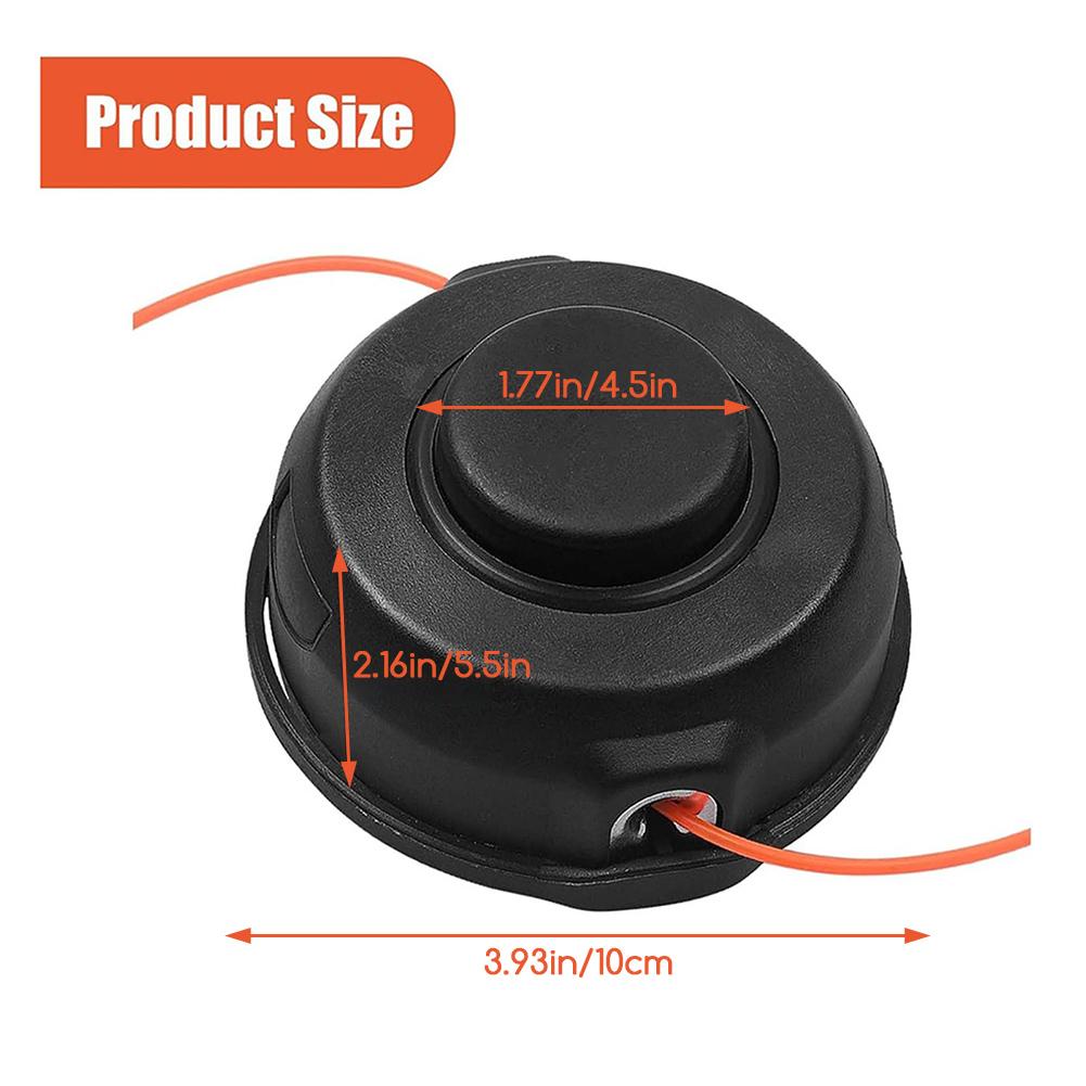 For Makita-198386-5 Trimmer Head Replacement Easy Installation Safe Fast Cutting Head String Grass Trimmer Parts