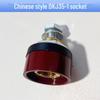 European Style All-Copper Welding Machine Quick Connector Plug DJK10-25 35-50