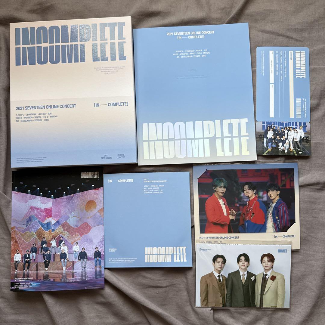 

[USED] SEVENTEEN INCOMPLETE Blu-ray