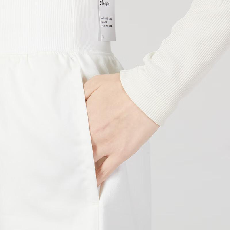 Nike Logo Print Lace-Up Running Fitness Comfortable Breathable Sports Shorts Women Bottoms White DV8037-133