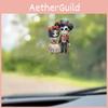Pendant Skeleton Halloween Acrylic Car Accessory Fun Design Vehicle Interior