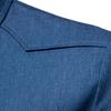 Men's Shirt Casual Long Sleeve Solid Color Men's Slim Fit Business Shirt Tide Two Pockets Cargo Shirts Men Design Simple