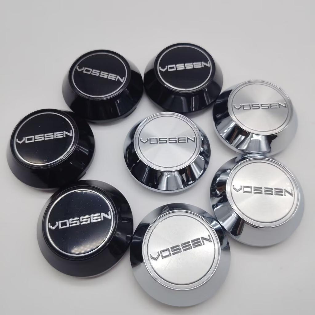 4Pcs/set Vossen Logo Centre Caps For Rims 60mm 64mm 65mm 68mm 69mm Wheel Hub Caps Wheel Covers Car Rims Tire Accessories