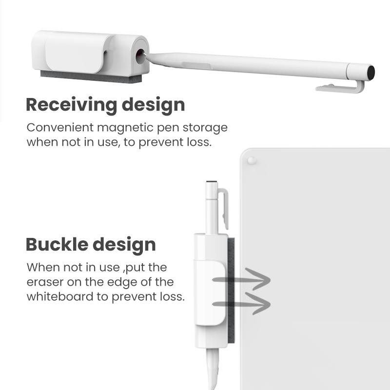 15 Inch Microcapsule Magnetic Whiteboard Dustless Ink Free Reusable Erasable With CE ROHS EN71 CPC Certification