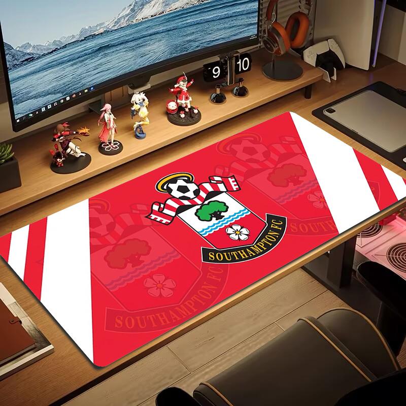 Southampton FC Mouse Pad Large Gaming Table Cushion Non-slip Laptop Tablet Big Mousepad XXL Mat Mini PC Playmat With Lock edge_xia