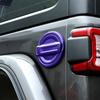 Door Fuel Filler Gas Cap Tank Cover Trim for 2018+ Jeep Wrangler JL JLU Purple