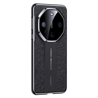 Suitable for Huawei Mate60pro Mobile Phone Case Xiangyun Dragon Pattern M40 All-inclusive Luxury 50 Seconds Transform Rs Business Men's Leather Case