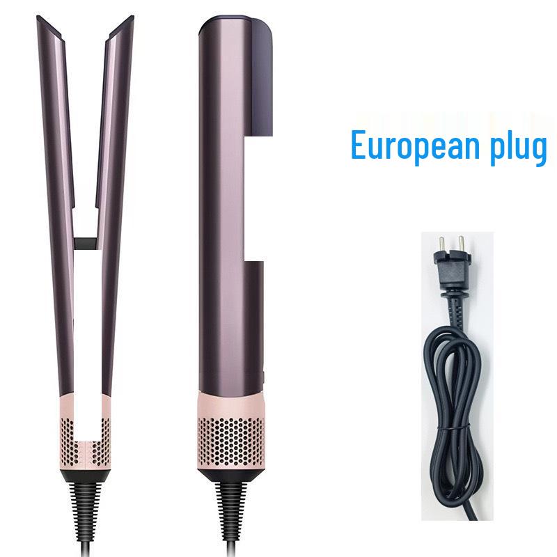 מייבש שיער ומחליק במהירות גבוהה HT01: כלי עיצוב ביתי 2 ב-1 עם בקרת טמפרטורה קבועה