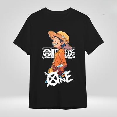 Japanese Anime ONE PIECE Zoro Adventure Men's Cotton T-shirt Summer New Men's and Women's Streetwear