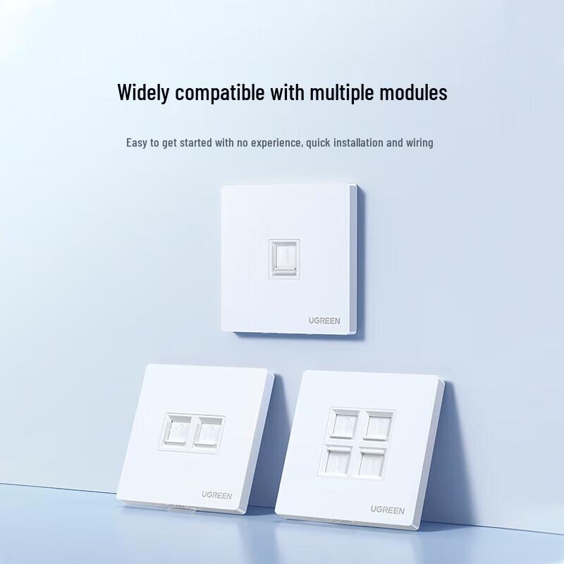 Ugreen NW144 4-Port Ethernet Wall Plate